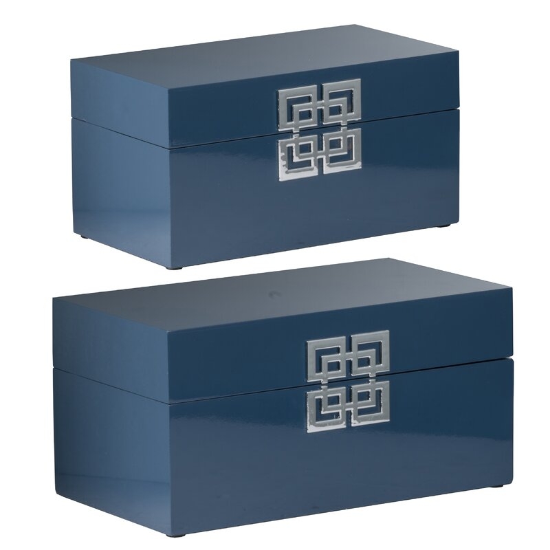 Nadine Decorative Boxes - Set of Two - Image 2