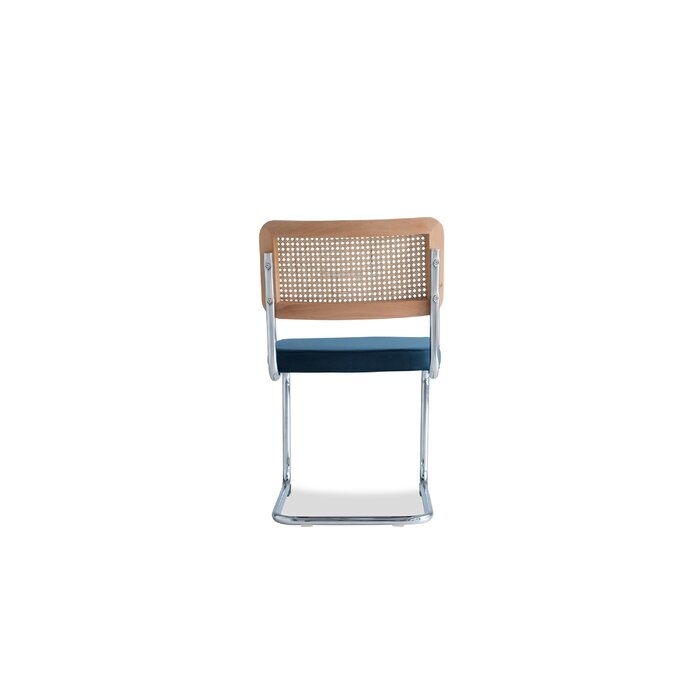 Elkmont Velvet Upholstered Metal Side Chair (Set of 2) - Image 4