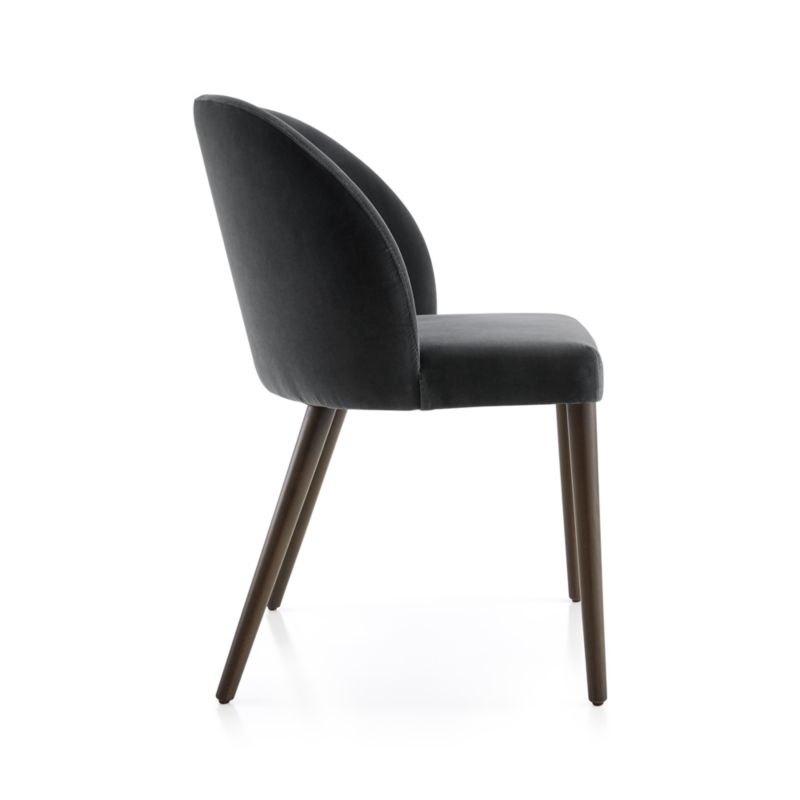 Camille Anthracite Italian Dining Chair - Image 4