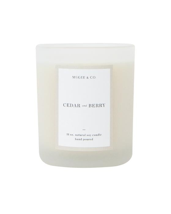 Cedar + Berry Candle - 11oz - Image 0