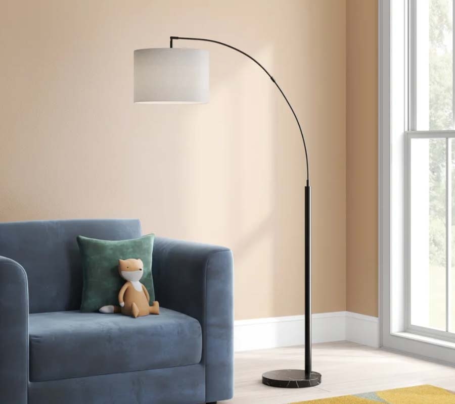 Akridge 77" Arched Floor Lamp - Image 0