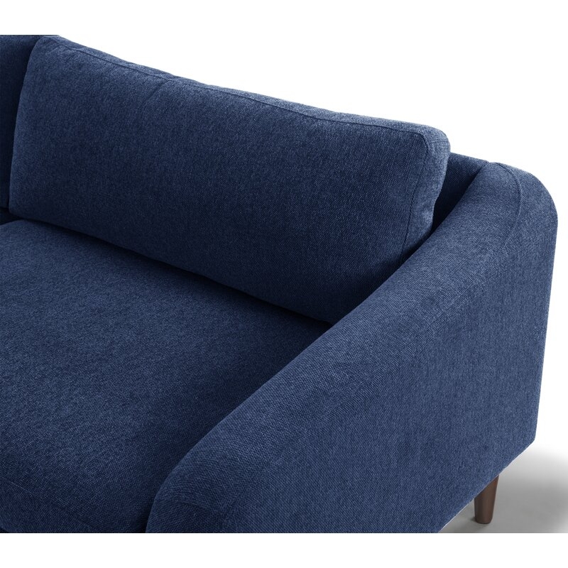 Khari 85'' Round Arm Sofa with Reversible Cushions - Image 4