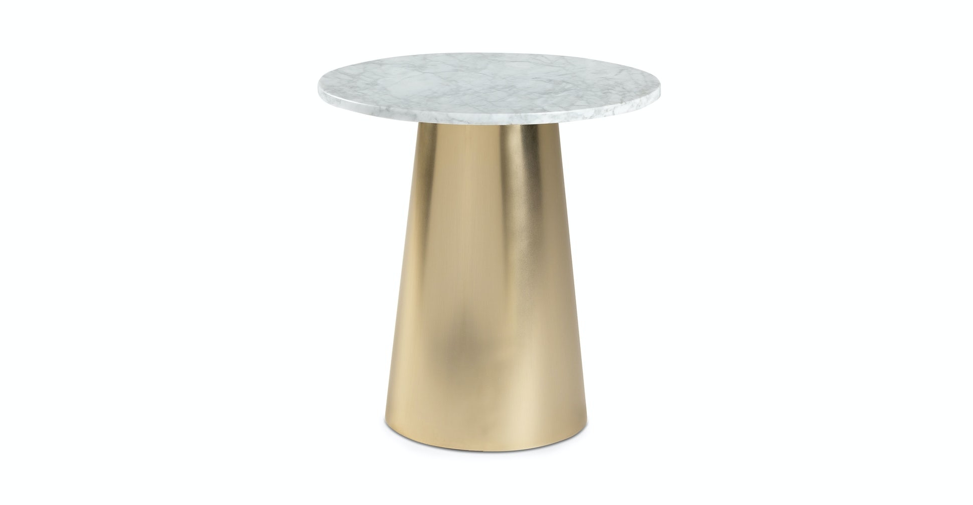 Tromso Side Table, Brushed Brass - Image 0
