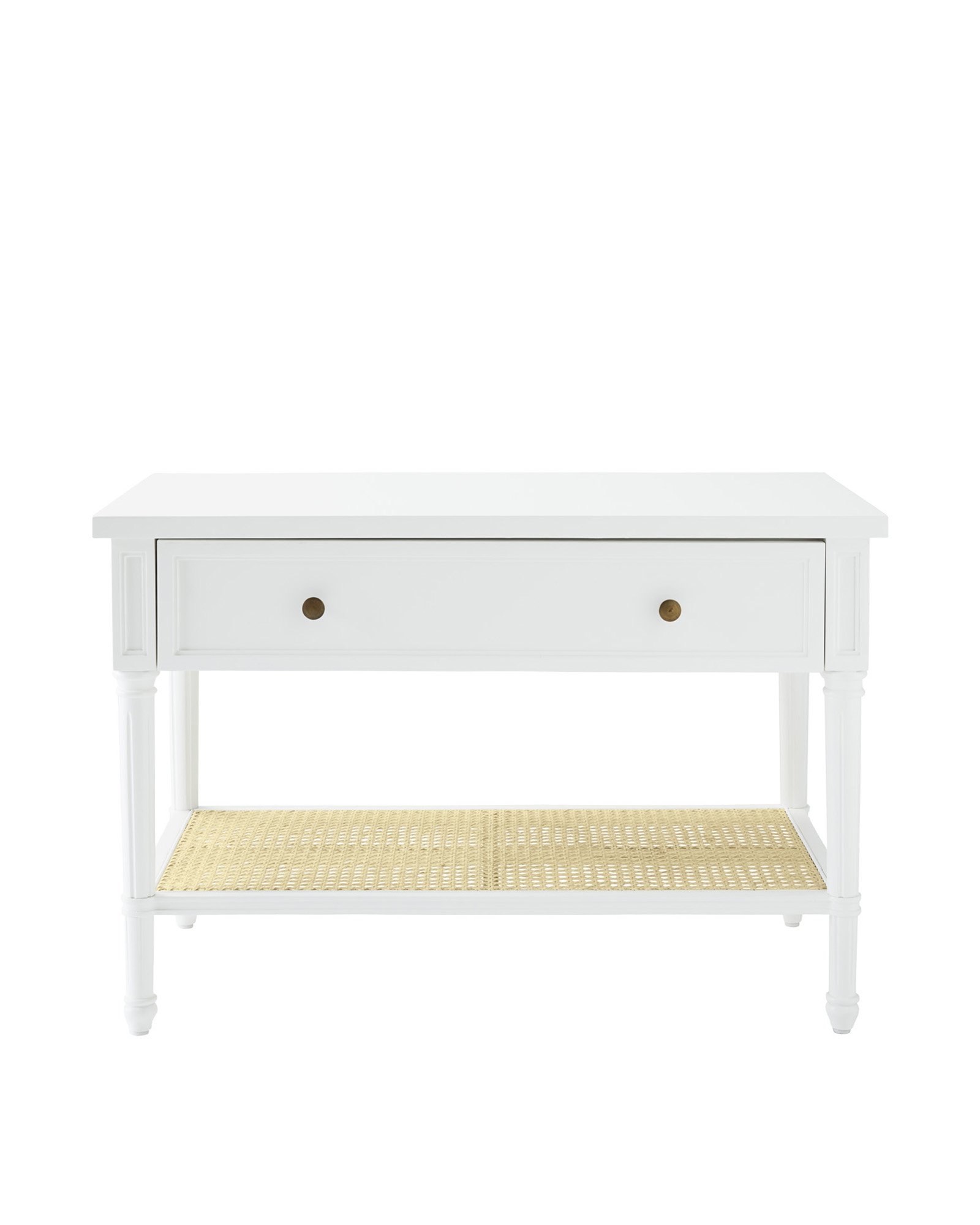 Harbour Cane Nightstand - White - Image 0