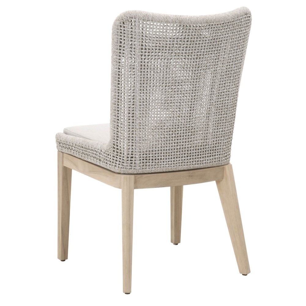 WINNETKA INDOOR/OUTDOOR DINING CHAIR, WHITE TAUPE (SET OF 2) - Image 2