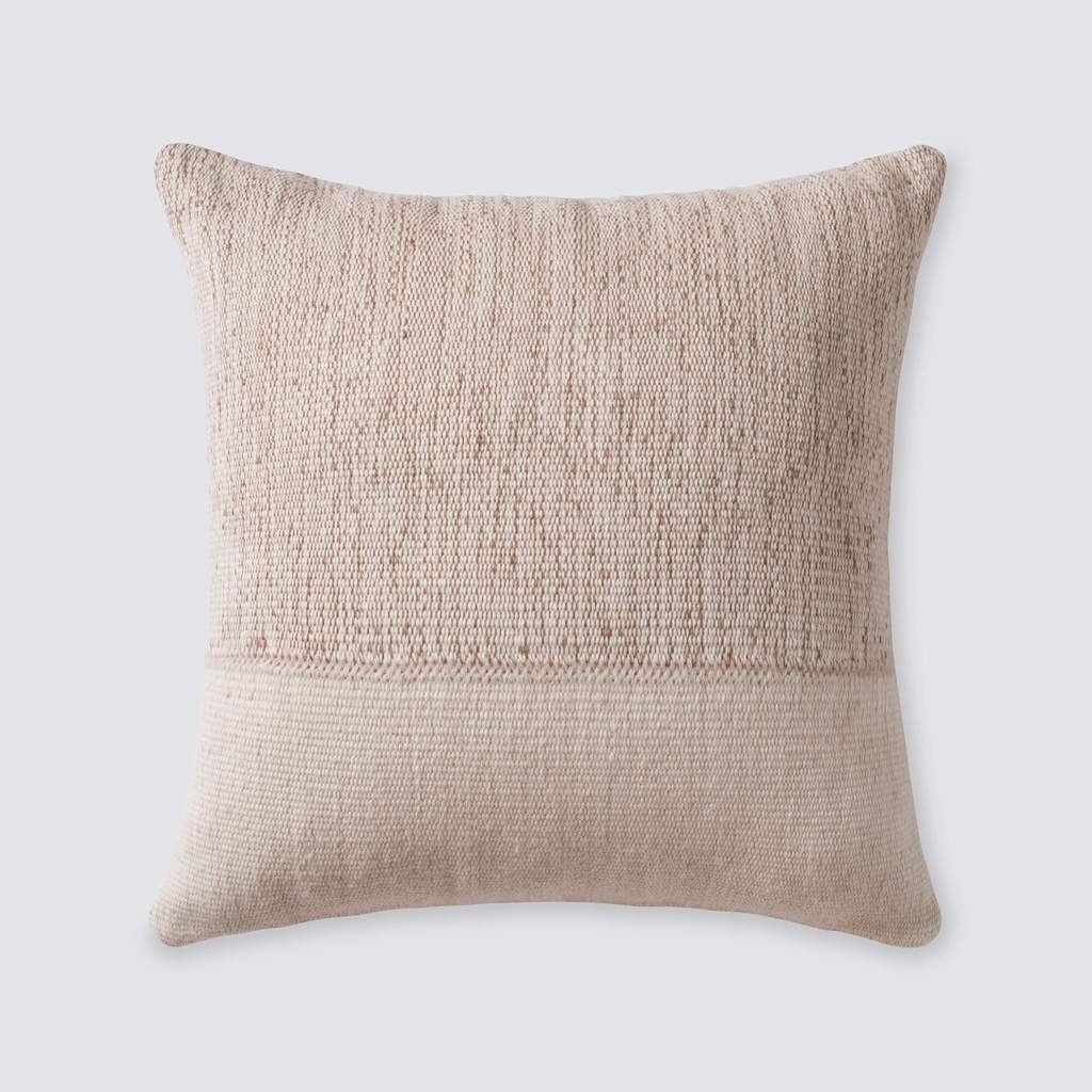 Claro Pillow - Camel - 22 in. x 22 in. By The Citizenry - Image 0