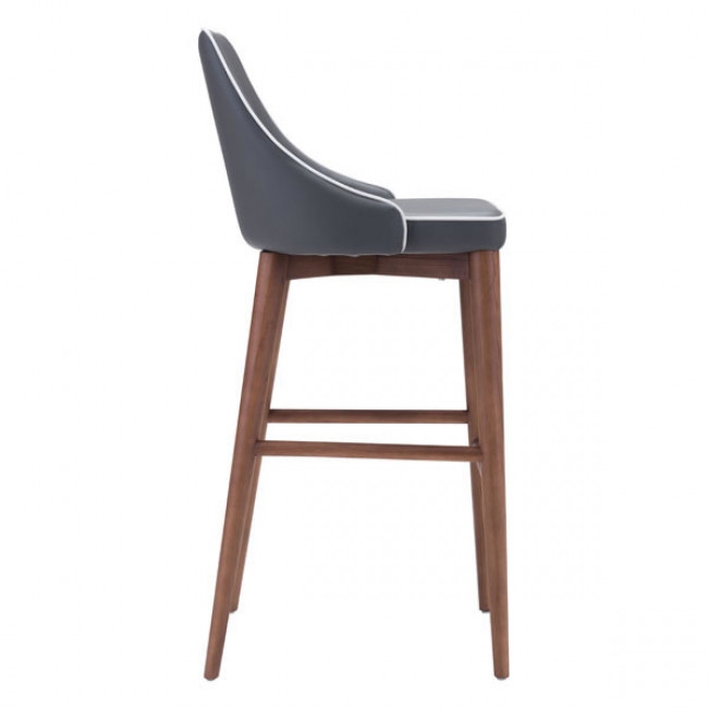 Moor Bar Chair Dark Gray - Image 1