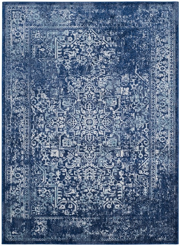 Elson Navy Area Rug, Rectangle 8'x10' - Image 0