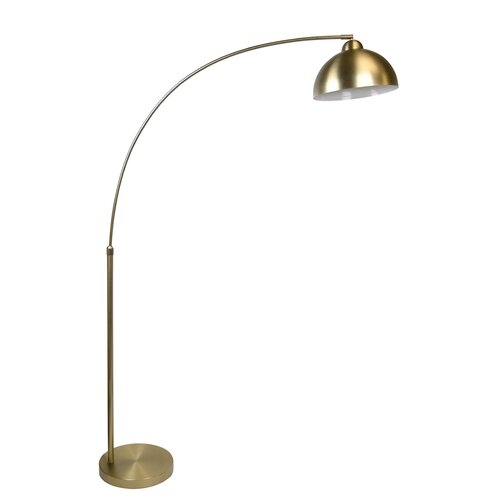 Delapaz 69" Arched Floor Lamp- plated gold - Image 0