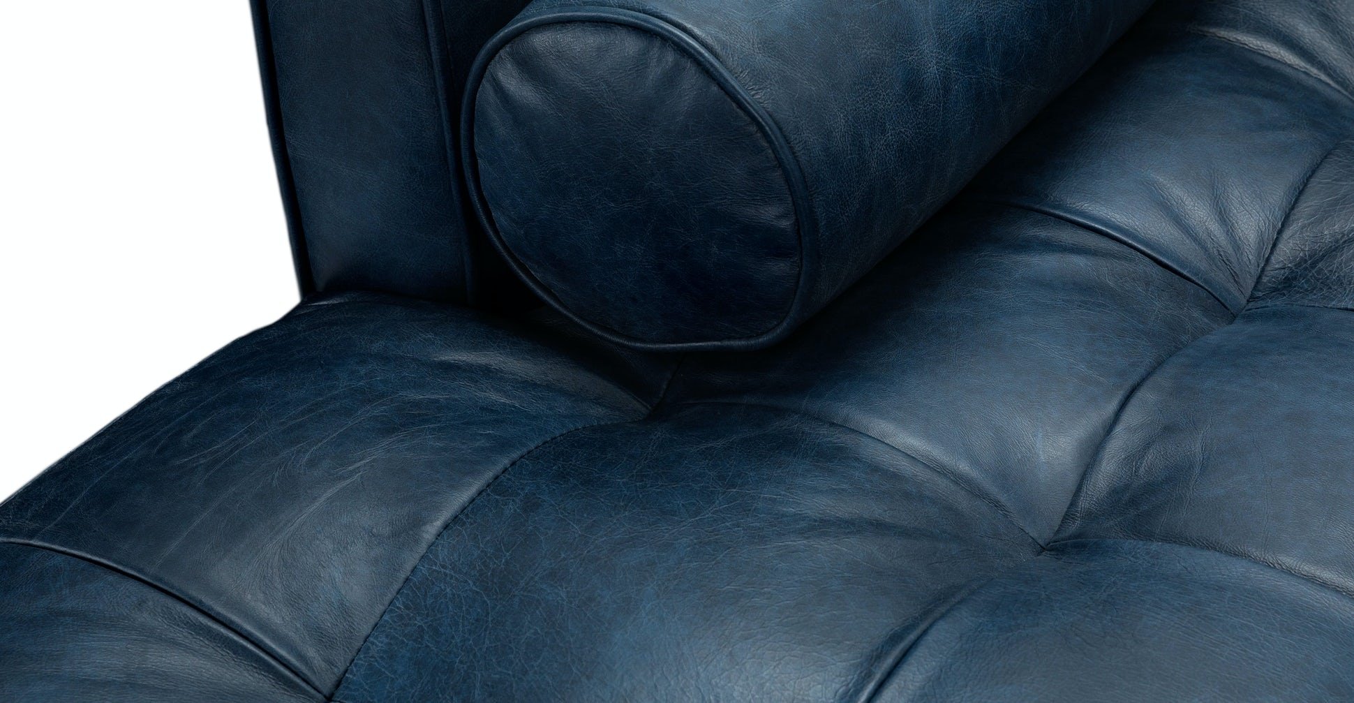 Sven Oxford Blue Left Sectional Sofa - Image 4