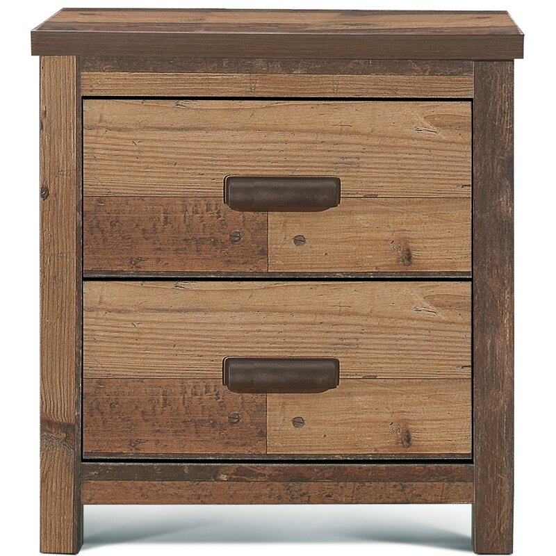 Reidar 2 - Drawer Nightstand in Oak - Image 0