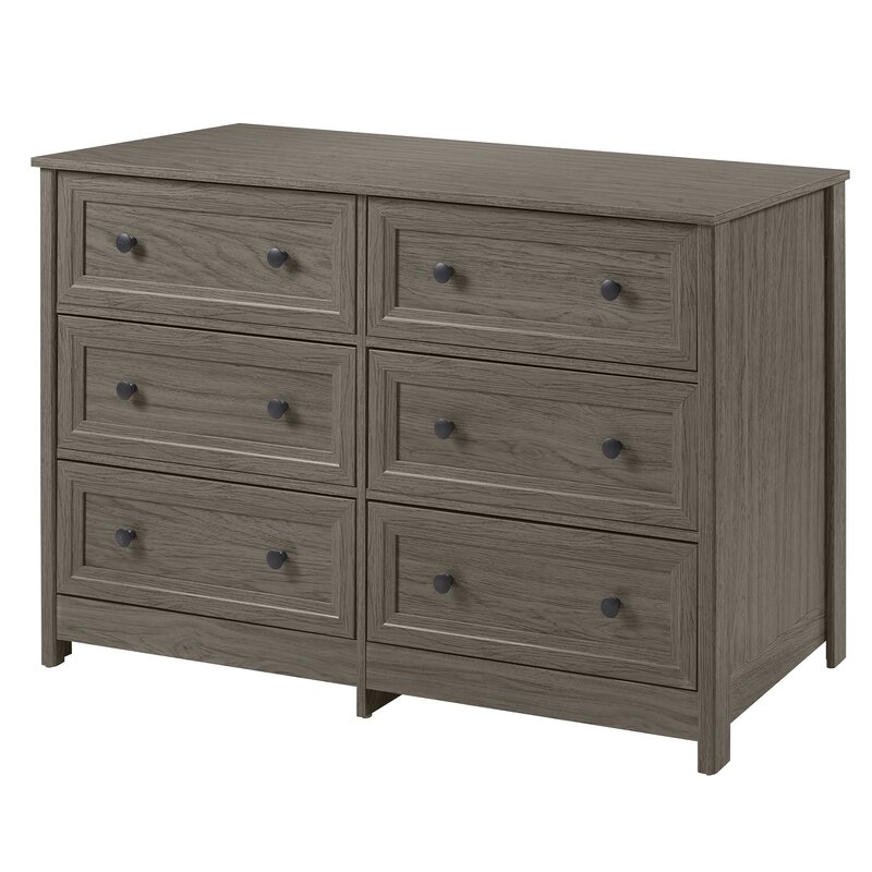 Lindberg Classic Groove 6 Drawer Double Dresser - Image 1