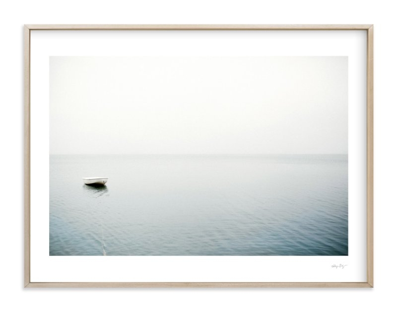 To Be Alone by Haley George - Matte Brass Frame w/ Artist Signature 40"x30" - Image 0