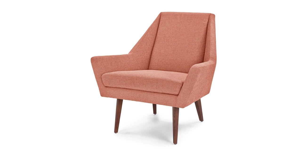Angle Rosehip Orange Chair - Image 0