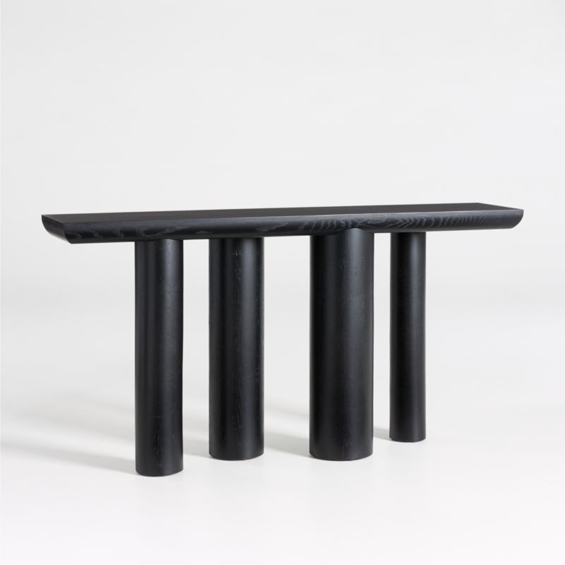 Bomen Black Oak Console Table - Image 5