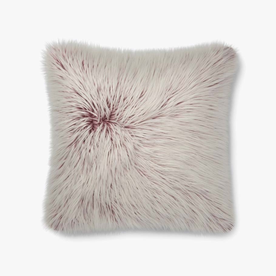 Loloi Pillows P0701 Raspberry 22" x 22" Cover Only - Image 0