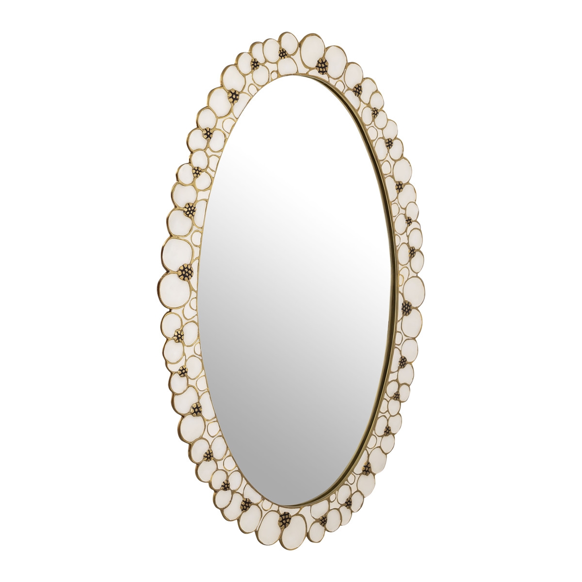 Flor Handpainted Mirror - Image 1
