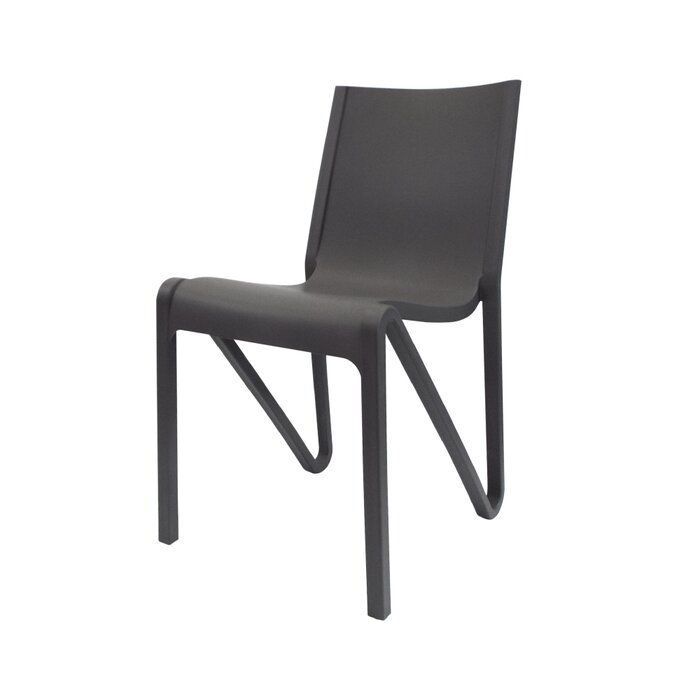 Kinman Modern Stacking Patio Dining Chair - Image 0