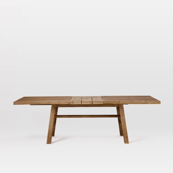 Jardine Expandable Dining Table (77" to 98"), Driftwood - Image 1