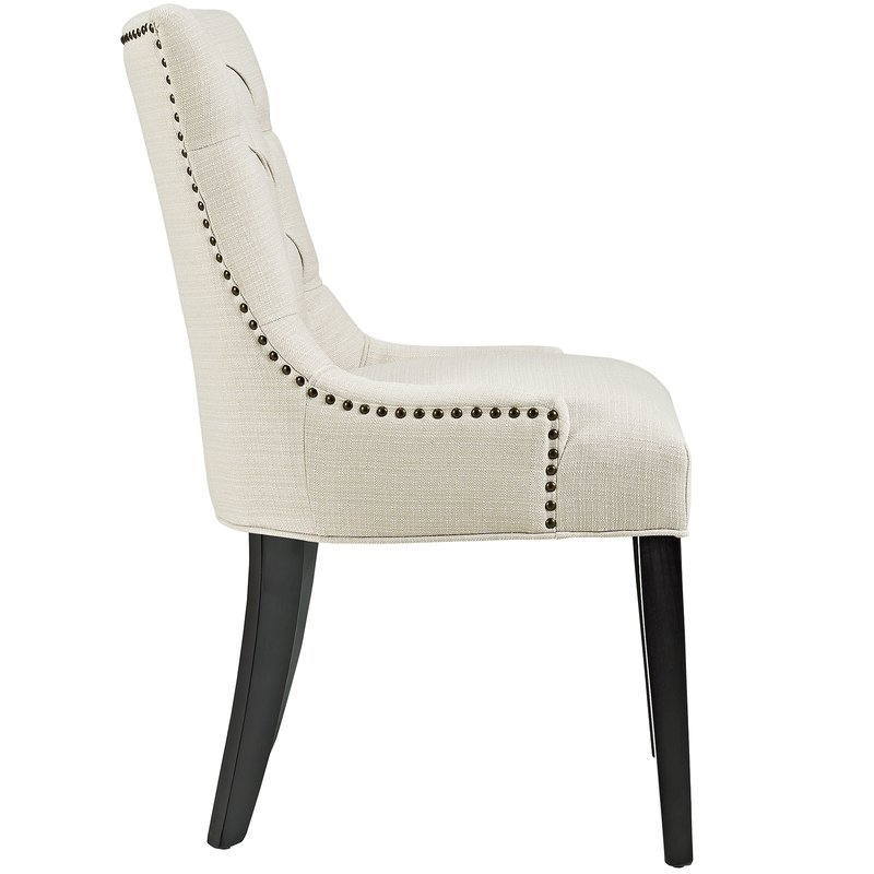 Burslem Regent Upholstered Dining Chair -  Beige - Image 1