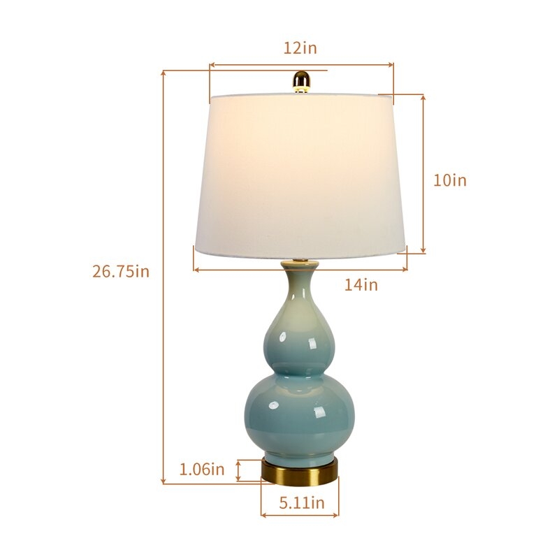 Romolo 26.75" Table Lamp Set with USB (Set of 2) - Image 3