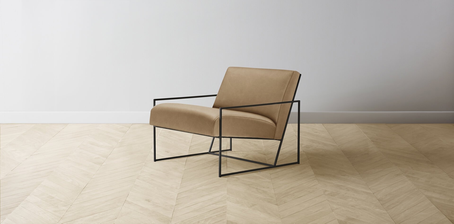 The Mercer - Lincoln Camel Chair / Black - Image 0
