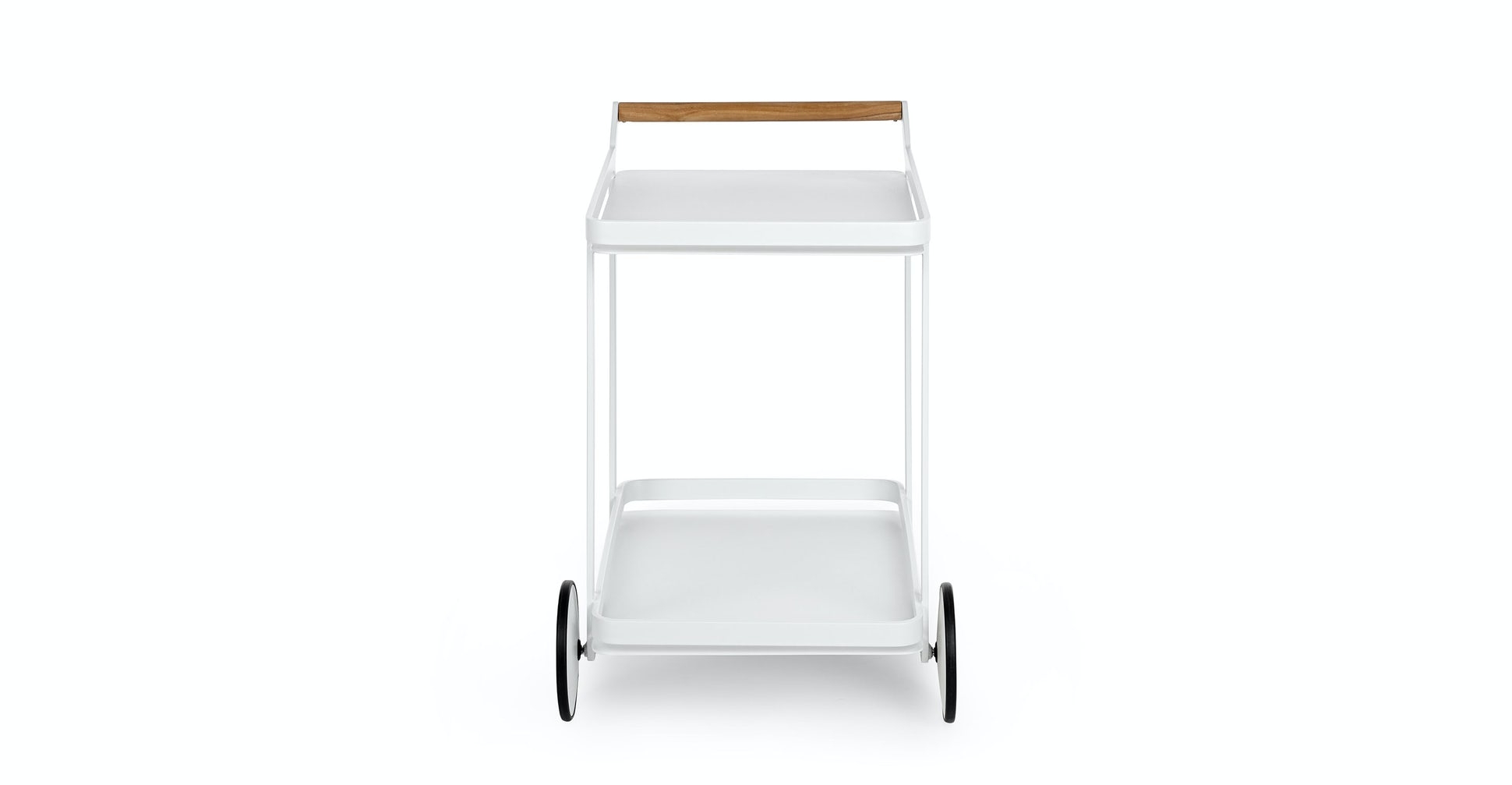 Boden White Bar Cart - Image 2