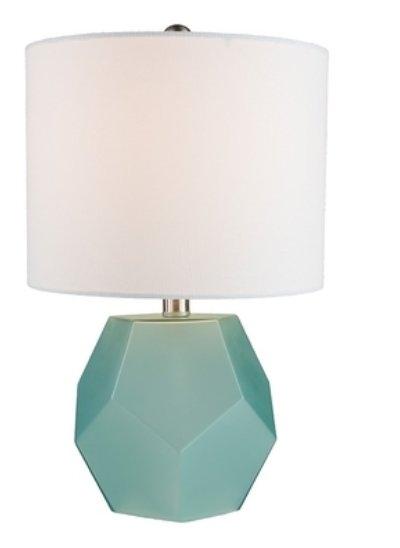 Aurelia Mini Table Lamp, Turquoise - Image 0