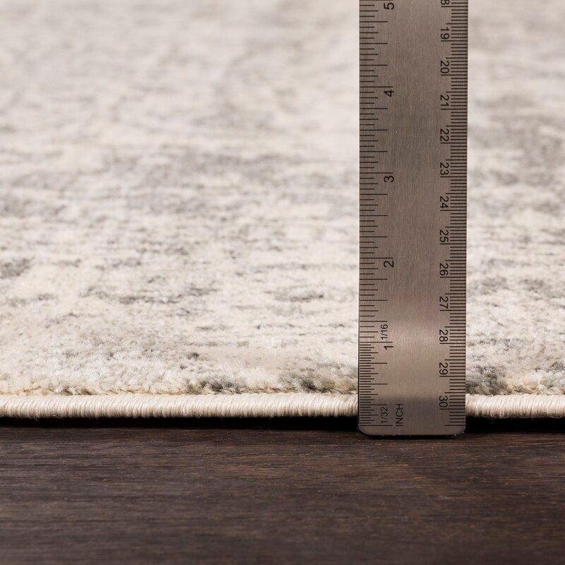 Hillsby Oriental Charcoal/Light Gray/Beige Area Rug - Image 2
