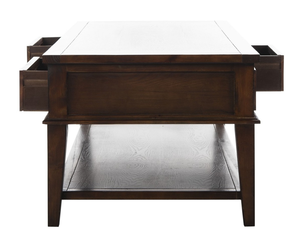 Manelin Coffee Table With Storage Drawers - Sepia - Arlo Home - Image 2