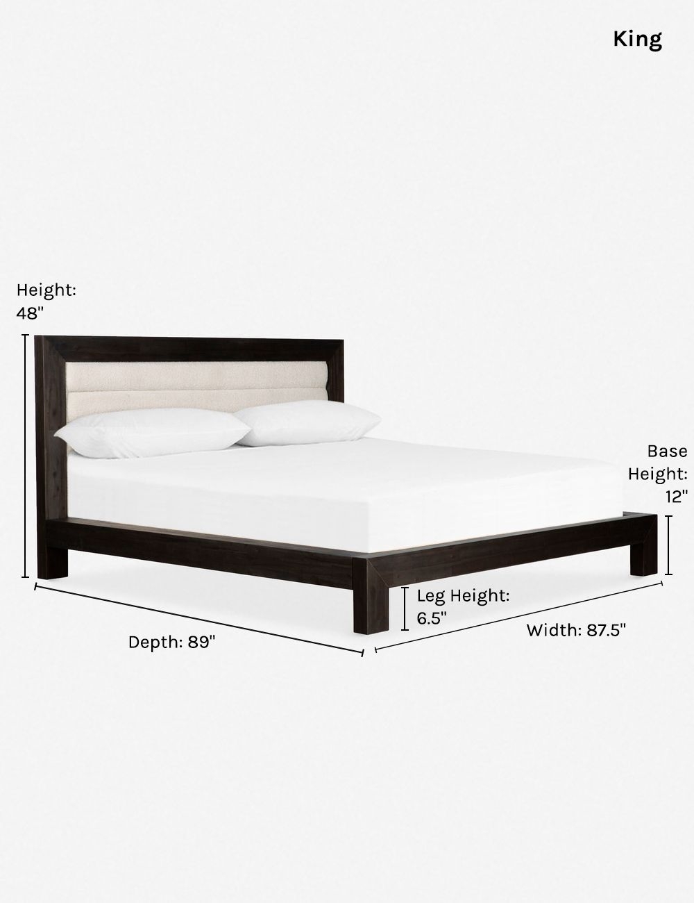 Carlin Platform Bed - King - Image 3