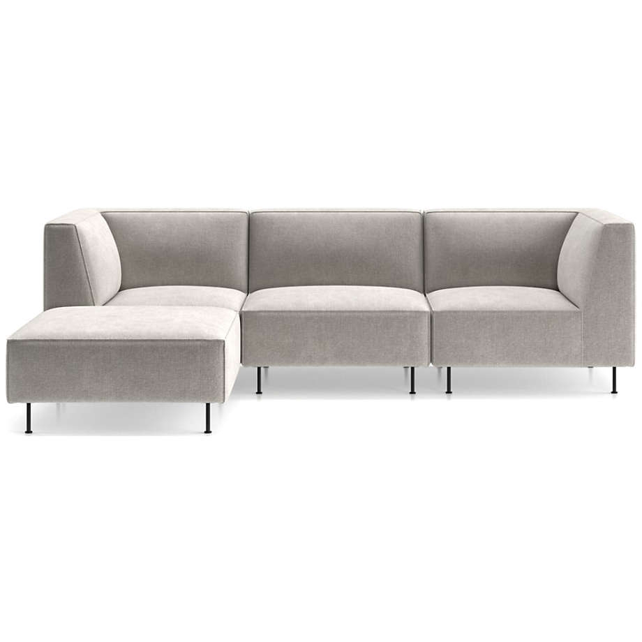 Strom 4-Piece Strom 4-Piece Reversible Sectional with Ottoman - Image 0