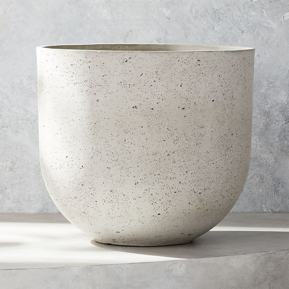 Seminyak Grey Planter 14.5" - Image 0