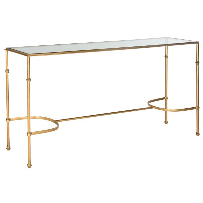 Smart glass top console table - Image 0