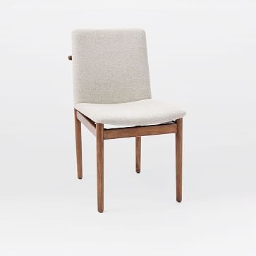 Framework Dining Chair - Twill, Stone, walnut - Image 0