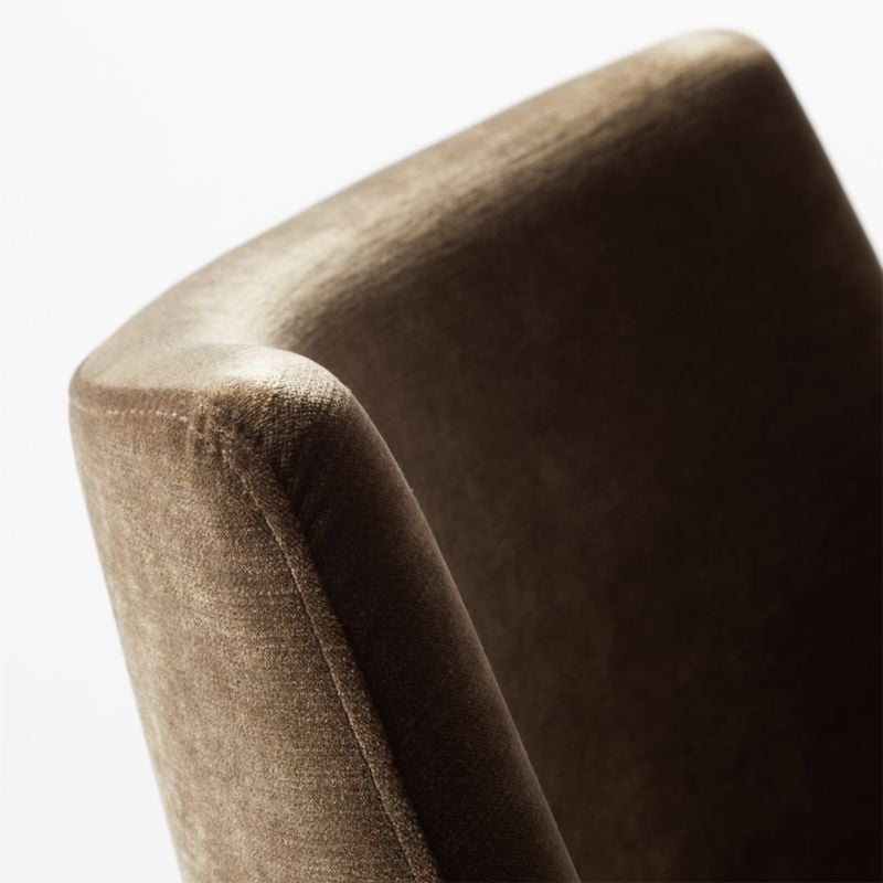 Foley Mink Velvet Dining Chair - Image 6