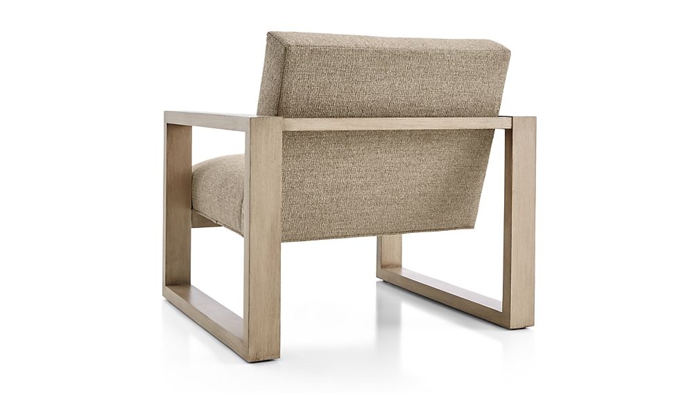 Dante Chair - Evere Hopsack fabric, Shale leg - Image 3