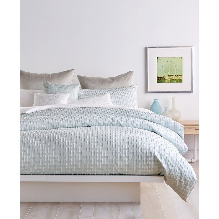 Refresh Geometric Cotton King Duvet Cover - Image 0
