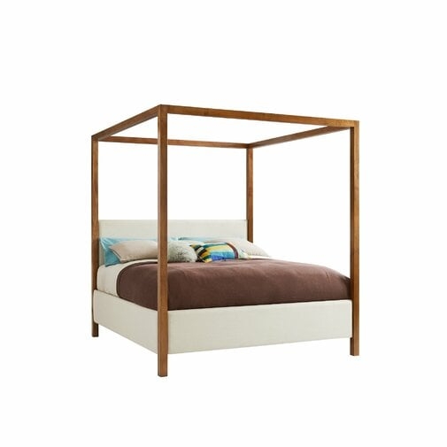 PANAVISTA UPHOLSTERED CANOPY BED - CA King - Image 0