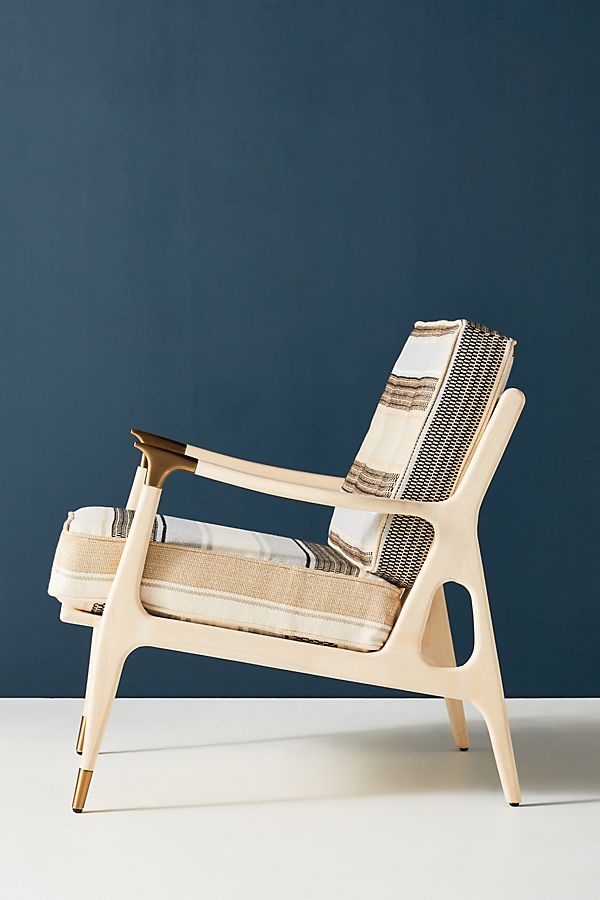 Castine-Striped Haverhill Chair - Image 4