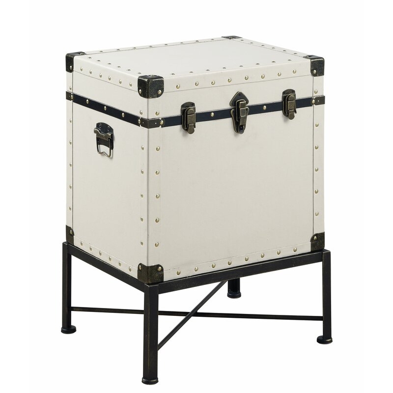 Camp End Table with Storage - Image 0