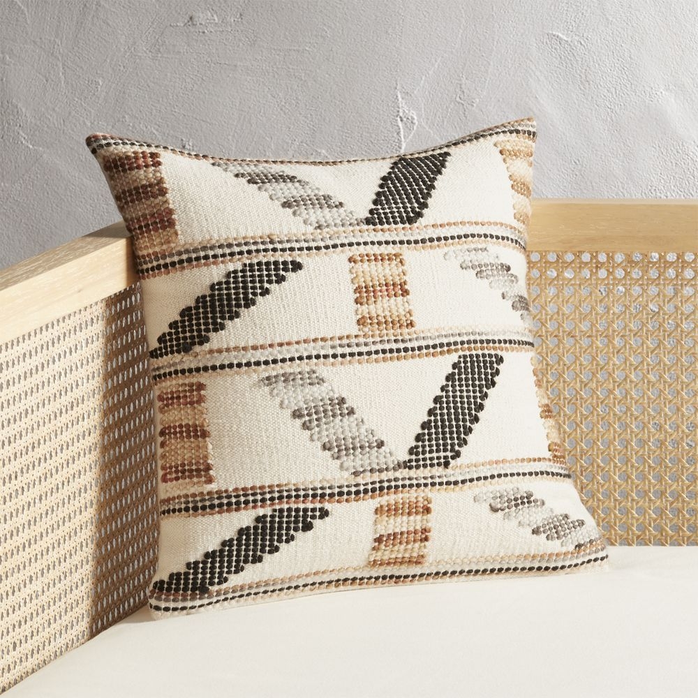 16" Dorado Handwoven Pillow with Down-Alternative Insert - Image 1