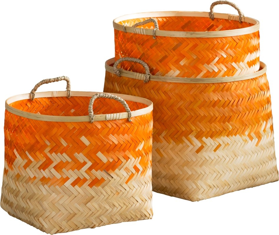 Molokai 3 Piece Decorative Basket Set - Image 0