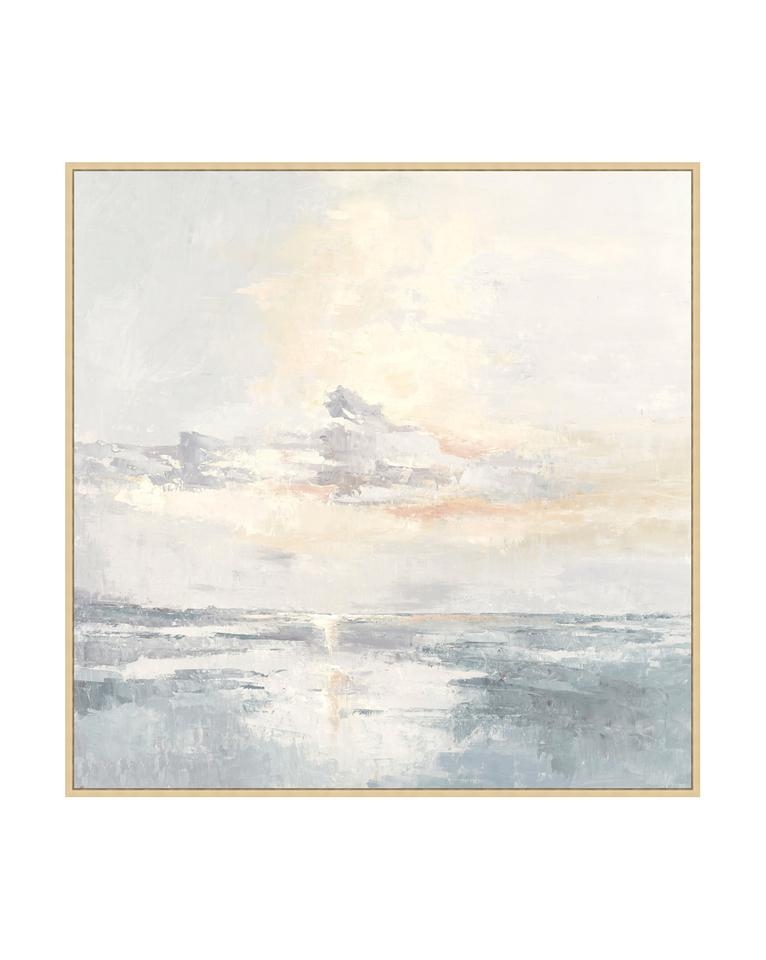 Coastal Sunset Framed Art, 38" x 38" - Image 0