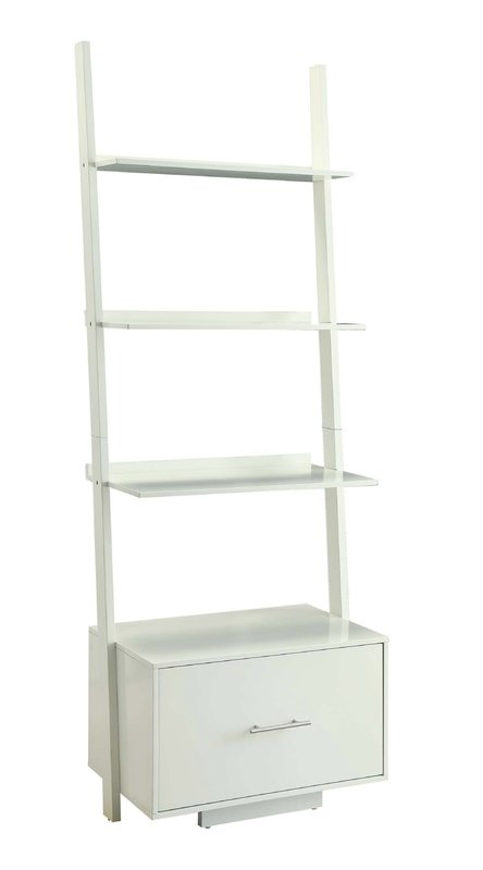 Carlucci Ladder Bookcase, white - Image 0