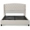 Hughes Queen Upholstered Platform Bed - Image 2