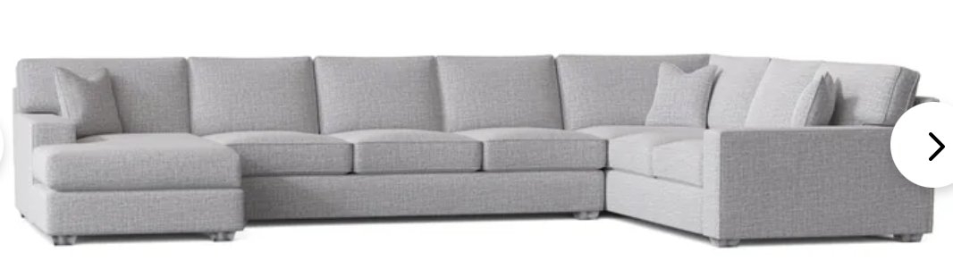 Webster 146" Wide Sofa & Chaise - Image 3