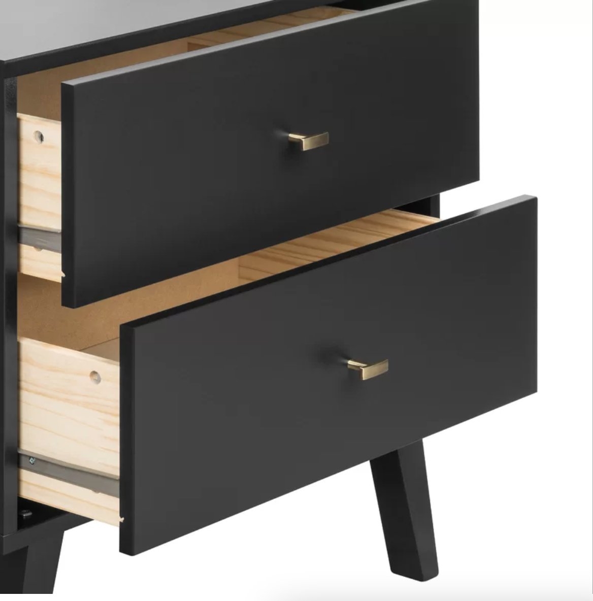 Shamar Mid Century Modern 6 Drawer Double Dresser - Image 2