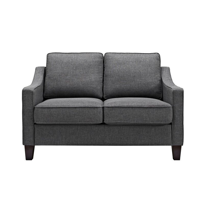 Donnely 52" Recessed Arm Loveseat - Image 1