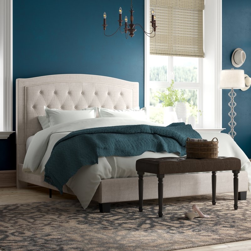 Pascal Upholstered Panel Bed - Image 1